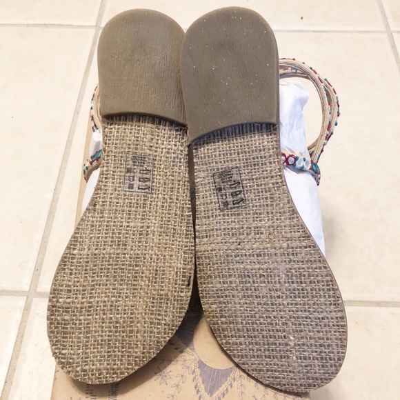 Free People Embellished Havana Sandal 37 - Picture 5 of 6